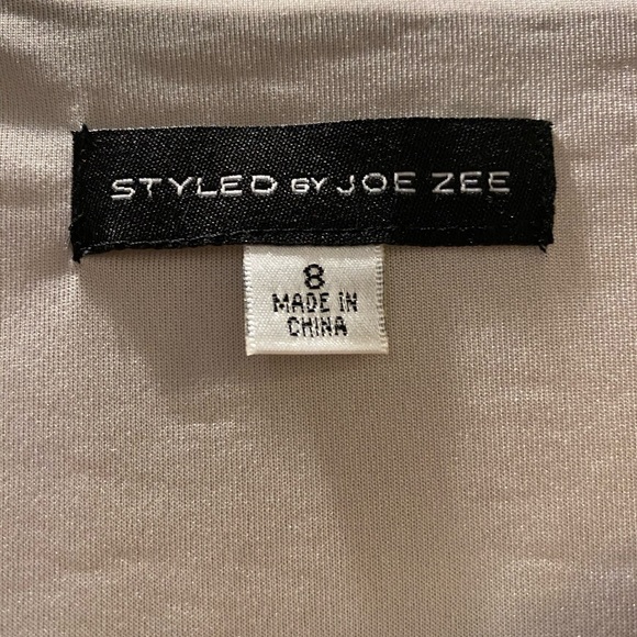 Joe Zee Beige Watercolor Sheath Dress - Picture 4 of 6